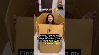 opening my college Life after class 12 😍 shorts collegelife class12 college school jee neet [upl. by Ellard]