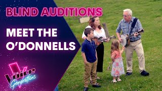 Meet The ODonnells  The Blind Auditions  The Voice Generations Australia [upl. by Eimirej]