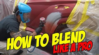 How to Blend Car Paint Like a Pro [upl. by Akissej]