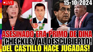 CHECKLEY AL DESCUBIERTO DOCENTE ASESINADO ERA PRIMO DE USURPADORA JORGE DEL CASTILLO UTILIZA HIJO [upl. by Yendyc]