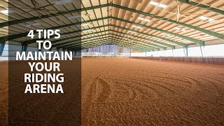 4 Tips to Maintain Your Riding Arena [upl. by Gensler624]