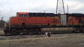 BNSF ES44AC Engine Startup [upl. by Nareht]