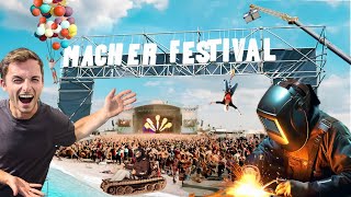 Das war das VERRÜCKTESTE FESTIVAL  Macher Festival 2024  Official Aftermovie [upl. by Nagyam680]