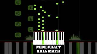 Minecraft on PIANO but its TOO EASY piano minecraft videogames pianotutorial [upl. by Ideih]