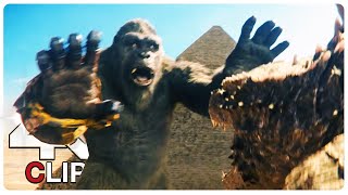 Godzilla Vs Kong  Egypt Fight Scene  GODZILLA X KONG THE NEW EMPIRE NEW 2024 Movie CLIP 4K [upl. by Nauh859]