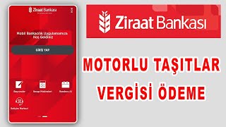 Ziraat Mobil MTV MOTORLU TAŞITLAR VERGİSİ Ödeme MTV Nasıl Ödenir [upl. by Hailee]