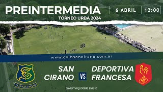 San Cirano VS Deportiva Francesa  PREINTERMEDIA [upl. by Blackmore661]