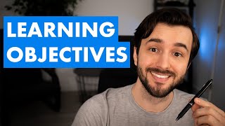 How to Write Learning Objectives with Blooms Taxonomy [upl. by Nnylyam]