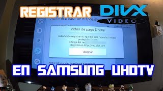 Reproducir Archivos Divx y Xvid en Televisor Samsung UHD [upl. by Clarinda]