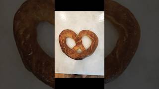 Making Homemade Pretzels cooking popular pretzels ytshorts [upl. by Inatsed545]