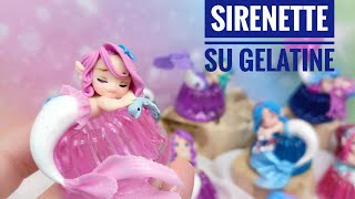 Sirene su gelatine di mare 🩵 mermaidlove mermaids mermaid mermaidart polymerclay siren chibi [upl. by Warenne]