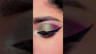 Purple glitter eyeshadow tutorial  Purple glitter eyeshadow tutorial  eye makeup tutorial purple [upl. by Mccready702]