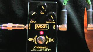 MXR Custom Bad Ass 78quot Distortion and MXR Classic Distortion [upl. by Eiralih831]