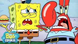 Bob Esponja  Don Cangrejo siendo el PEOR durante 45 minutos 😩  Bob Esponja en Español [upl. by Sura45]