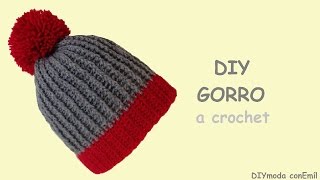 Cómo tejer gorro en crochet [upl. by Worlock]