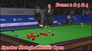 Snooker Shanghai Master Open Ronnie O’Sullivan VS John Higgins  Frame 2 amp 3 amp 4 [upl. by Nykal228]