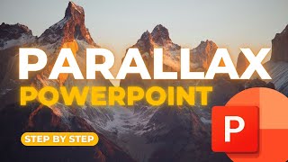 How to Create a Parallax Effect in PowerPoint  3 LEVELS 🔥 [upl. by Acsirp]