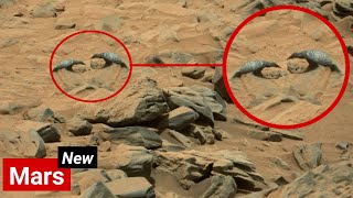 NASAs Mars Rover Capture Most Surprising Weird 360° Footage of Beagle Crater on Mars in 4K [upl. by Ayam]