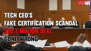 Tech CEO’s Fake Certification Scandal 107 Million Deal Gone Wrong [upl. by Ahseret348]