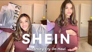 Winter Shein Try On Haul  MATERNITY CLOTHING  Brittany Fahs [upl. by Averir382]