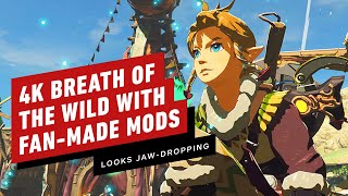 FanMade Mods Make Zelda Breath of the Wild Even More JawDropping in 4K 60fps [upl. by Izy]