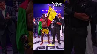 Francis Ngannou soulève le drapeau du Cameroun suite à sa victoire contre Ferreira [upl. by Wilmar619]