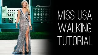 Miss USA Howto Walk Like Miss USA with Lu Sierra [upl. by Thrift]