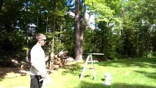 How to remove a wasp nest fail [upl. by Hurwit334]