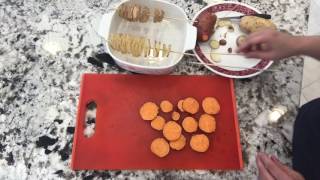 Potato and Sweet Potato Chips made in Microwave [upl. by Ahsima243]