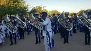 Refentse BrassBand 🌊🥁Home 2024🎵Modimo Re Boka Wena🌟💙 OceanFLow [upl. by Arayc]