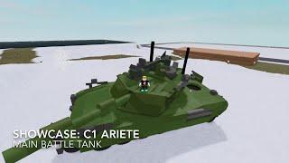 Roblox showcase CIO C1 Ariete [upl. by Rehtul861]