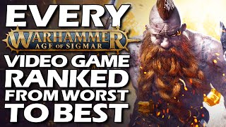 Every Warhammer Video Game Ranked From WORST To BEST [upl. by Learrsi]