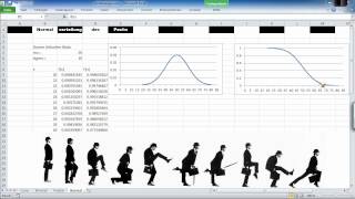 Normalverteilung und ihre Berechnung in Excel 2010 [upl. by Pylle511]