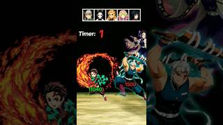 Tanjiro vs Hashiras demonslayer anime tanjiro [upl. by Nosna]