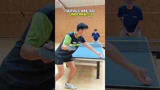 Crazy serves 🏓 short gewo [upl. by Leumas]