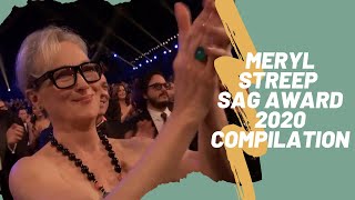 Meryl Streep SAG Awards26th Screen Actors Guild Awards 2020 Compilation HD1080P [upl. by Picardi]