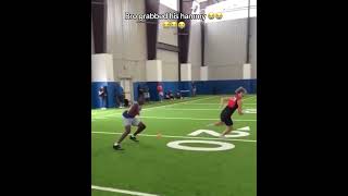 Bro is NOT getting the offer… collegefootball youtubeshorts football footballshorts [upl. by Tekcirc]