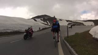 Grossglockner Aufstieg mit Fahrrad bis EdelweißSpitze [upl. by Gabbie465]