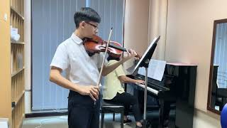 Trinity grade 7 violin  Calse mauresque [upl. by Emlynn542]