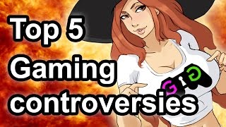 Top 5  Gaming controversies of 2014 [upl. by Aicad550]