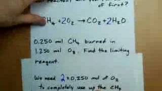 Limiting Reagents  How to  Example [upl. by Athene]