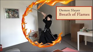 Real Life Demon Slayer  Breath of Flames Explained katana trainingsword talk [upl. by Sedda471]