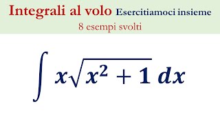 Integrali indefiniti 8 esempi svolti intfxnfxdx [upl. by Anoirb774]