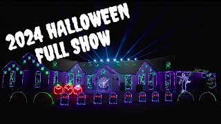 2024 Halloween Light Laser and Fire Show  Full Show in 4K [upl. by Girand]