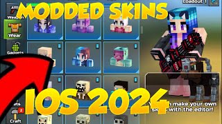 BEST Modded Skins iOS Pixel Gun 3D 2024 [upl. by Jillian]