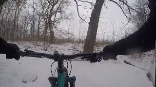 Camrock WI Snow Ice Fat Biking Salsa Bucksaw GP014311 [upl. by Adi458]