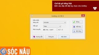 Download Unikey mới nhất dành cho Windows 81 [upl. by Jeffers850]