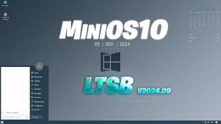 La versión mas ligera de Windows 10 se actualiza  MiniOS10 LTSB v202409 windows windows10 [upl. by Yoc396]