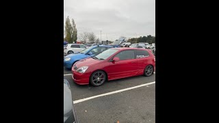 Honda civic Type R EP3 Road Trip 320miles back home PT2 [upl. by Depoliti]