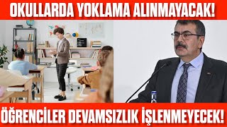 Okullarda yoklama alınmayacak Devamsızlık işlenmeyecek E okul ne zaman kapanacak 2024 [upl. by Lamarre]